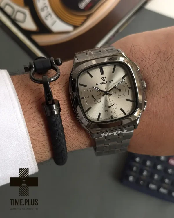 ساعت مچی مردانه ویمبرلی مدل WB-SS331G-R خاکستری