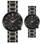 ساعت مچی ست زنانه و مردانه ویمبرلی مدل زنانه : WB-CS224L-R, مردانه : WB-CS224G-R مشکی