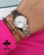 ساعت مچی زنانه ویمبرلی مدل WB-CS213L-T نقره ای و رزگلد