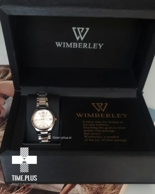 ساعت مچی زنانه ویمبرلی مدل WB-CS213L-T نقره ای و رزگلد