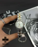 ساعت مچی زنانه سیتی زن مدل زنانه نگین دار سیلور طلایی