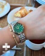 ساعت مچی زنانه سیتی زن مدل تیسوتی تقویم 3 نقره ای طلایی