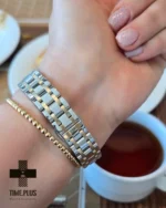 ساعت مچی زنانه سیتی زن مدل تیسوتی تقویم 3 نقره ای طلایی