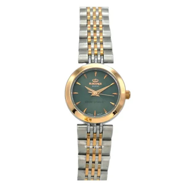 ساعت مچی زنانه الگانس نقره ای رز