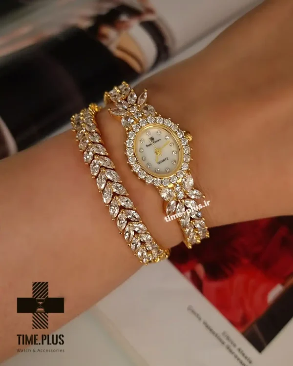 ساعت مچی زنانه رویال کرون طلایی