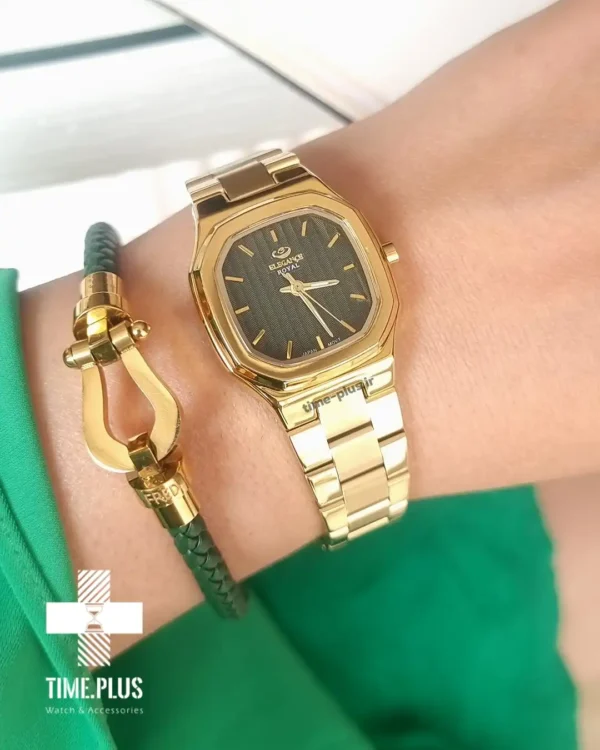 ساعت مچی زنانه الگانس طلایی