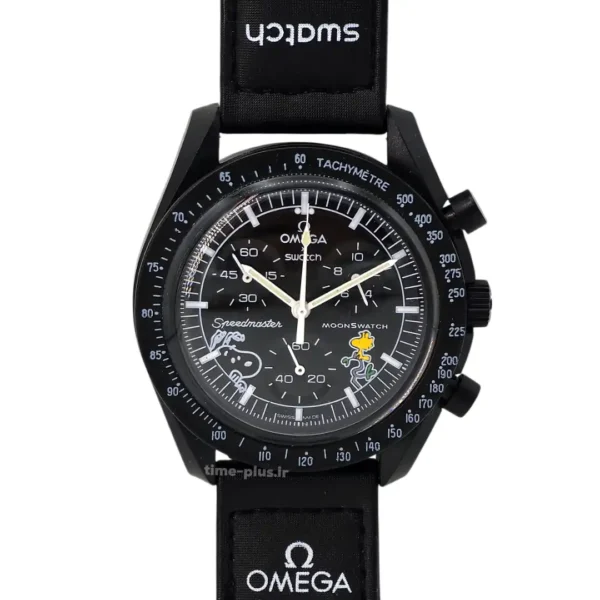 ساعت مچی مردانه امگاسواچ مدل Snoopy مشکی