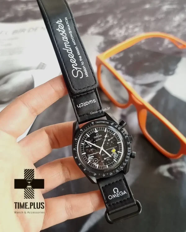 ساعت مچی مردانه امگاسواچ مدل Snoopy مشکی