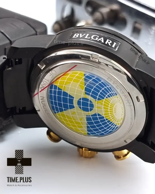 ساعت مچی مردانه بولگاری مشکی مات