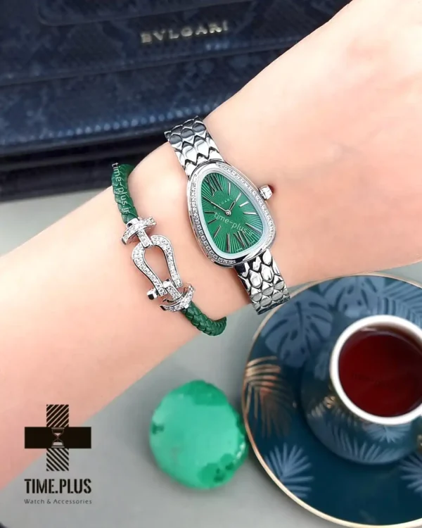 ساعت مچی زنانه بولگاری نقره ای