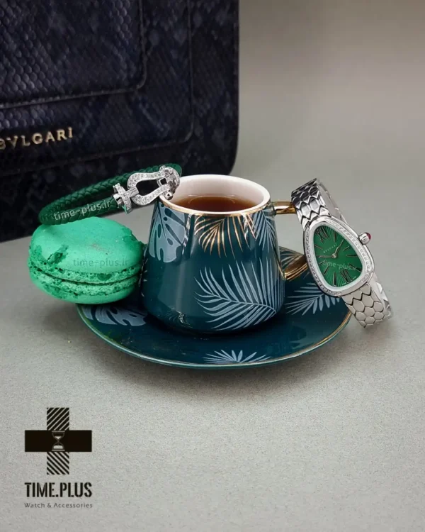 ساعت مچی زنانه بولگاری نقره ای