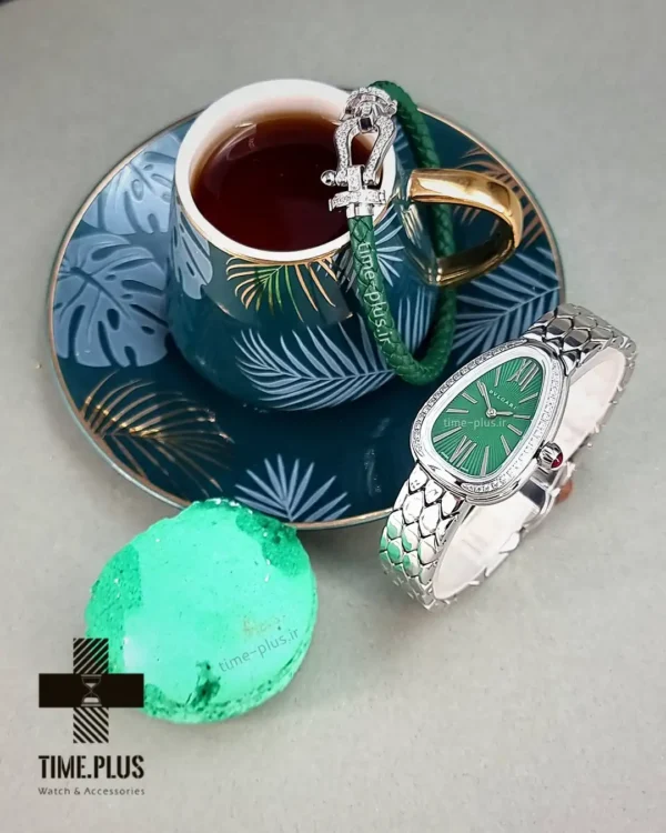 ساعت مچی زنانه بولگاری نقره ای