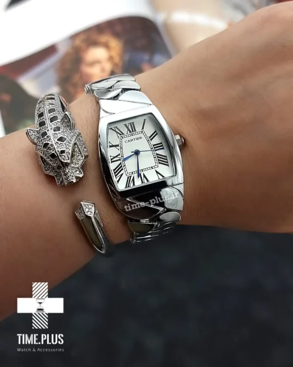 ساعت مچی زنانه کارتیه مدل لادونا نقره ای