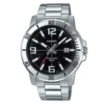 ساعت مچی مردانه کاسیو مدل MTP-VD01D-1BVDUF مشکی / دودی تیره