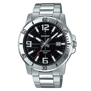 ساعت مچی مردانه کاسیو مدل MTP-VD01D-1BVDUF مشکی / دودی تیره