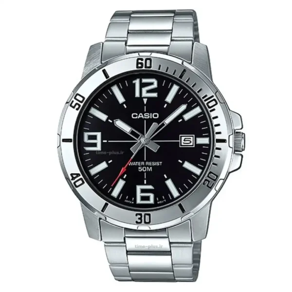 ساعت مچی مردانه کاسیو مدل MTP-VD01D-1BVDUF مشکی / دودی تیره