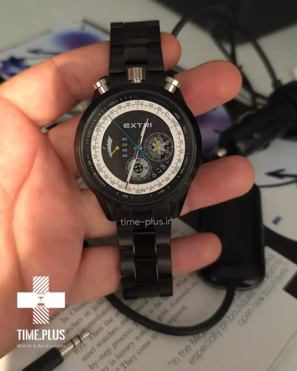 ساعت مچی مردانه اکستری مدل X7002 C مشکی و نقره ای