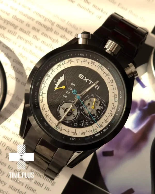 ساعت مچی مردانه اکستری مدل X7002 C مشکی و نقره ای