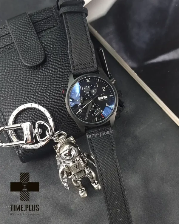 ساعت مچی مردانه iwc مدل Top Gun مشکی