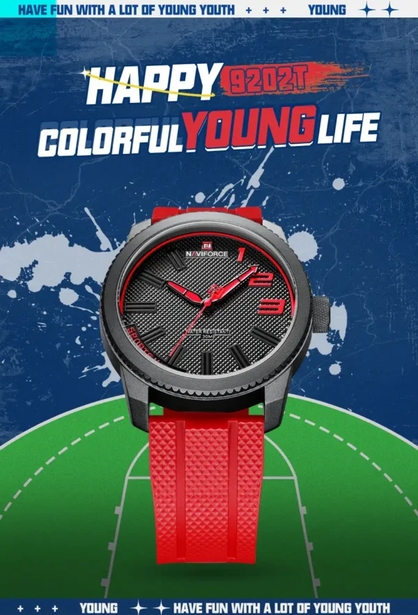 ساعت مچی مردانه نیوی فورس مدل NF9202t مشکی