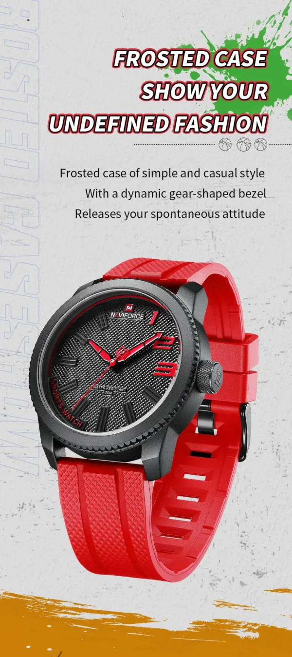 ساعت مچی مردانه نیوی فورس مدل NF9202t مشکی