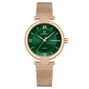 ساعت مچی زنانه نیوی فورس مدل NF5019 رزگلد