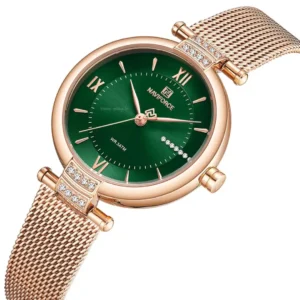 ساعت مچی زنانه نیوی فورس مدل NF5019 رزگلد