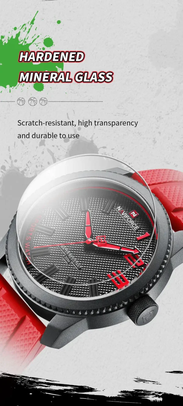 ساعت مچی مردانه نیوی فورس مدل NF9202t مشکی