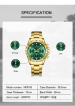 ساعت مچی مردانه نیوی فورس مدل 9193 سبز