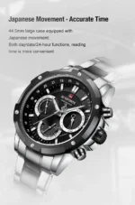 ساعت مچی مردانه نیوی فورس مدل NF9196 مشکی