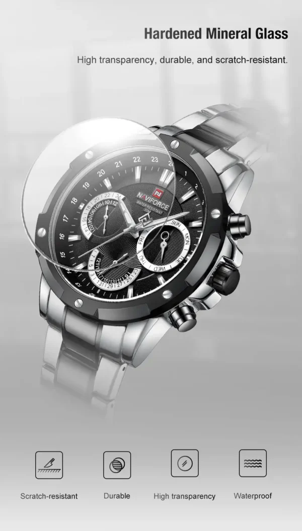 ساعت مچی مردانه نیوی فورس مدل NF9196 مشکی