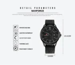 ساعت مچی مردانه نیوی فورس مدل 9074 مشکی