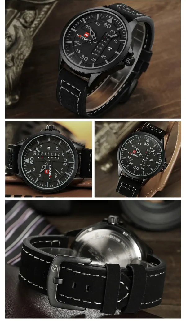 ساعت مچی مردانه نیوی فورس مدل 9074 مشکی