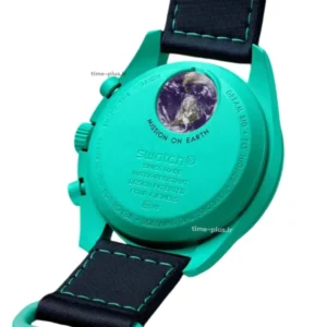 ساعت مچی زنانه امگاسواچ مدل Polar Lights مشکی سبز