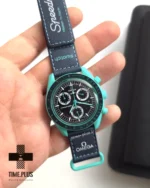 ساعت مچی مردانه امگاسواچ مدل Polar Lights مشکی سبز