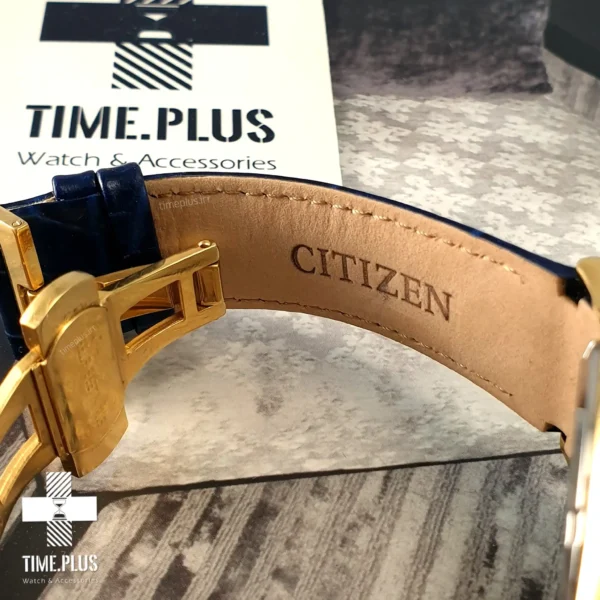 ساعت مچی ست زنانه و مردانه سیتی زن سرمه‌ای