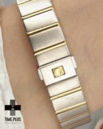 ساعت مچی ست زنانه و مردانه امگا نقره ای