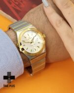 ساعت مچی ست زنانه و مردانه امگا نقره ای