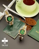 ساعت مچی ست زنانه و مردانه رولکس سبز