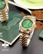 ساعت مچی ست زنانه و مردانه رولکس سبز