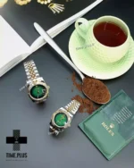 ساعت مچی ست زنانه و مردانه رولکس سبز