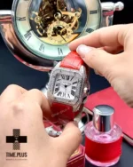 ساعت مچی زنانه کارتیه قرمز