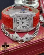 ساعت مچی زنانه کارتیه قرمز