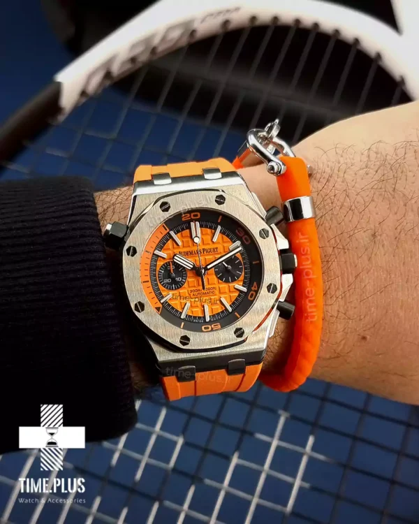 ساعت مچی مردانه ادمارپیگه نارنجی