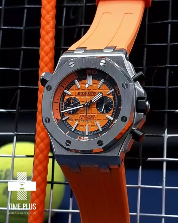 ساعت مچی مردانه ادمارپیگه نارنجی