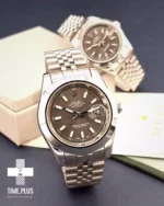 ساعت مچی ست زنانه و مردانه رولکس نقره ای