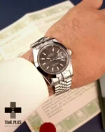 ساعت مچی ست زنانه و مردانه رولکس نقره ای