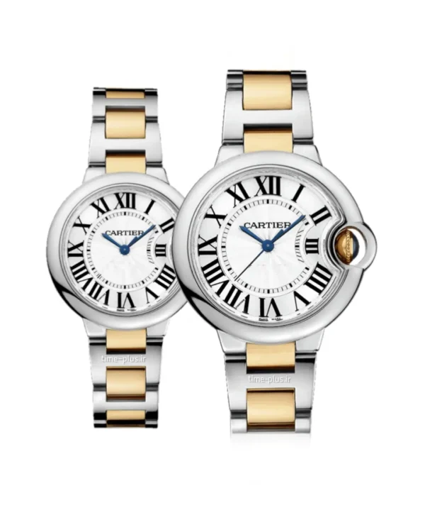 ساعت مچی ست زنانه و مردانه کارتیه مدل بلن بلو سفید