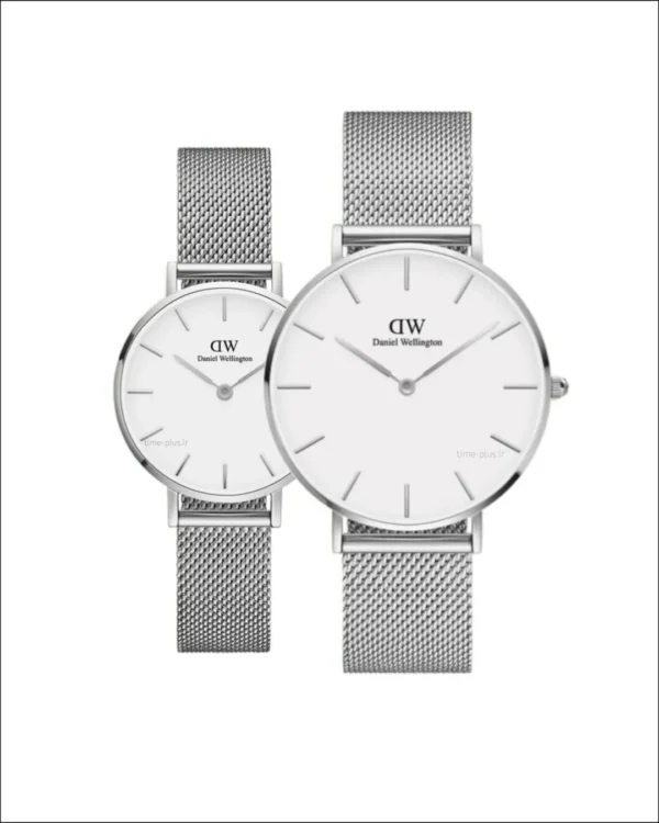 ساعت مچی ست زنانه و مردانه دنیل ولینگتون سفید