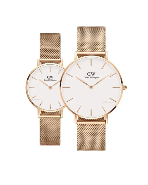 ساعت مچی ست زنانه و مردانه دنیل ولینگتون سفید